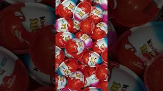 NEW! 500 GLITTER KINDER JOY Toys Opening - A lot of surprise eggs chocolate ASMR #02