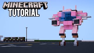 MINECRAFT : How To Build D.Va's Meka From Overwatch