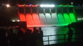 Bhavanisagar dam flag colour water flow@