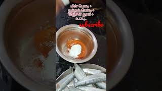 🥰😍Today சும்மா சின்னதா ஒரு fish fry@ முரல் மீன் #shortsfeed #videos #anvi abitha