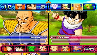 Dragon Ball Z - Budokai Tenkaichi 3 (2006) PS2 -- All Characters + Gameplay