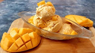 Mango Ice-cream Recipe | Easy and Perfect Mango Ice-cream | Flavours Touch