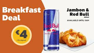 Circle K | Breakfast Combo | Jambon & Red Bull