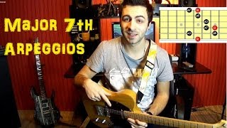 Major 7 Arpeggio Guitar Lesson