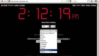 Moods Clock - OnlineClock.net