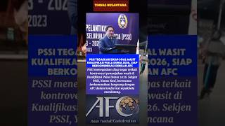 PSSI tegaskan soal kontroversi penunjukan wasit#ytshorts