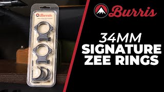 34mm Signature Zee Rings | Burris Optics