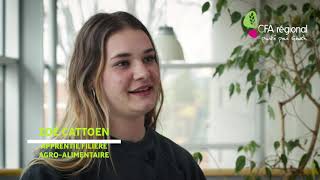 Interview de Zoé - apprentie filière agroalimentaire