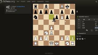 Can I Win Against Level 1 Stockfish Bot? #chess #chessgame #bot #lichess