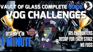 All Vault of Glass Challenges in 1 minute