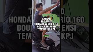 Sangar Top Speed Honda New Vario 160 Double Suspensi Tembus 147 KPJ #hondavario #vario160 #vario