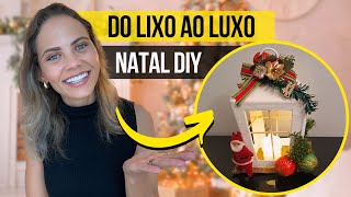 Aprenda Fazer um Lindo Enfeite Natalino Do Lixo ao Luxo🎄 DIY Natal 2024