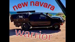 the new Nissan Navara warrior, canopy, water tank and power up grade.