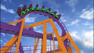 B&M - inverted Roller coaster - NoLimits 2