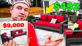 I Built A $9,000 Outdoor Sofa Set For $492... Let Me Teach You How