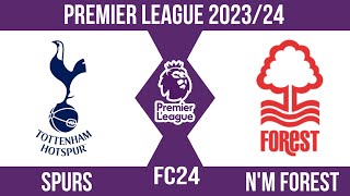 FC24 | Spurs vs N'm Forest | Premier league 2023/24 | Full match