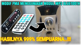 MODIFIKASI AKTIVE POLYTRON PMA 9505, MENGGUNAKAN MODUL MP3 BLUETOOTH.