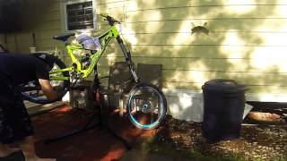 Airborne Bicycles Toxin Wash and prep :)