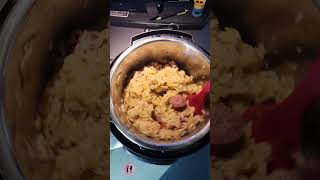 3qt instant pot Jambalaya in the semi truck