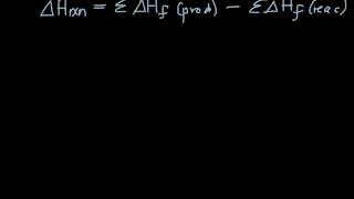 Enthalpy of Formation