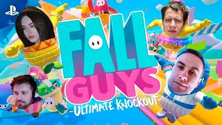 ЛИКС ИГРАЕТ В FALL GUYS В ПЕРВЫЙ РАЗ / ХАНТИК, КРИСВЕЙВ, РАЗ ДВА