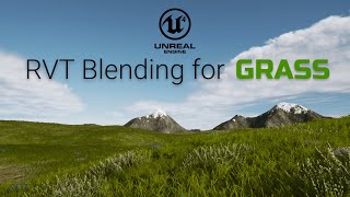 Add RVT(Runtime Virtual Texture) supported Grass for Unreal Landscapes (W/ OpenLand Auto Material)