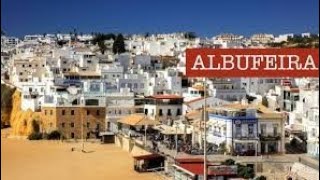 albufeira Portugal old town virtual tour walk 4k 60fps no commentary