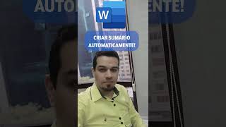 Criando Sumário Automaticamente no Word #word #office365 #sumario