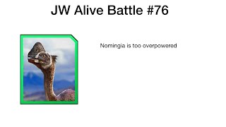 JW Alive Battle #76