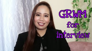 GRWM for my interview/my Dubai experience|stariraymom