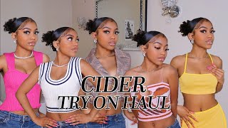 CIDER SUMMER TRY-ON HAUL!! | bomb summer pieces!