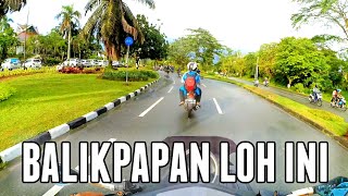 TIBA-TIBA HUJAN DERAS TERUS PANAS - MOTOVLOG BALIKPAPAN