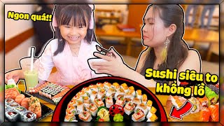 Trúc An TV Cùng Mẹ Ăn Sushi Nhật Bản Ngon Quá Trời Đất