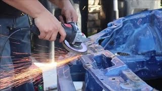 Shaving Down The Engine Bay On The Civic!