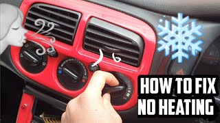 NO HEATING IN SUBARU *QUICK REPAIR*