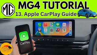 MG4 Tutorial / User Guide - 13. How to Connect & Setup Apple CarPlay - How to MG4