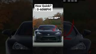 The Lexus LFA goes 0-60MPH in… #shorts #cars