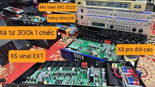 Thanh lý từ 300k 1 chiếc Vang Bãi, Nâng tiếng, Micro Không giây đời cao giá rẻ 0383.03.04.05