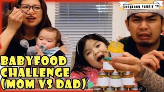 Baby Food Challenge | LengLeng FamilyTv