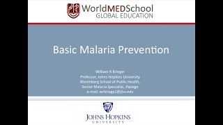 Malaria Prevention by W Brieger; Johns Hopkins University