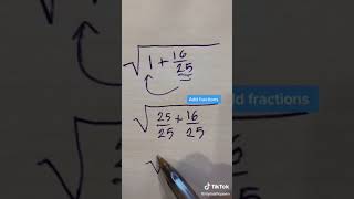 Math101: Easy square root example #shorts #math101