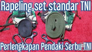 Rapeling set standar TNI