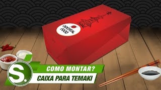 Como montar | Embalagem para Temaki