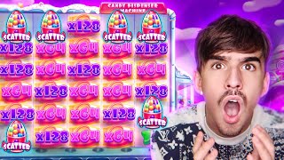 30 FREE SPINS On SUGAR RUSH!! (ABSOLUTELY MASSIVE)