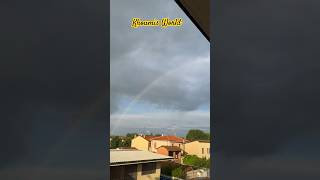 Arcobaleno 🌈🇮🇹 #viral #shorts #italy #youtubeshorts #baricella #youtube #rainbow #beautiful #rain