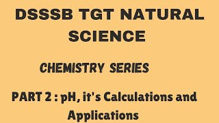 DSSSB TGT NATURAL SCIENCE | CHEMISTRY SERIES | PART 2 : CHEMICAL SUBSTANCES