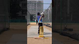 Net - set - Go! ⏩ batting against fast bowling 🔥 #cricket #cricketlover #cricketing