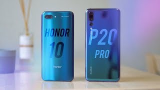 Honor 10 против Huawei P20 Pro. Стоит ли переплачивать? [4k]