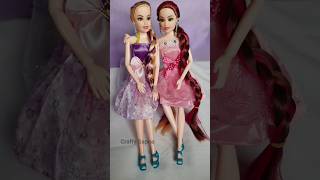 Only ₹254 Meesho Barbie Doll Unboxing  #meesho#barbie#meeshohaul#barbiedoll@craftysapnaa