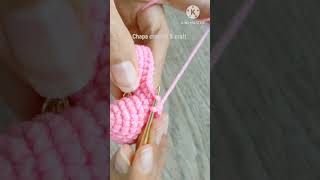 💗 Crochet Heart Keychain Tutorial on YouTube Chapa crochet & craft step by step #shorts